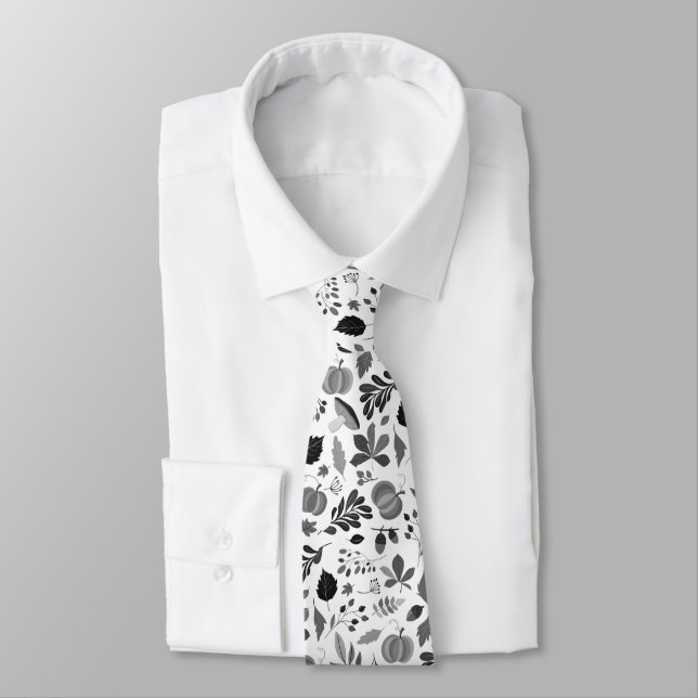 Autumn Leaves Neck Tie (Tied)