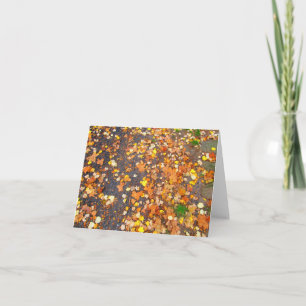Autumn  Leaves Note Card