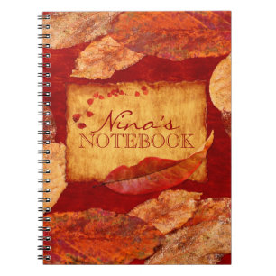 Autumn Leaves Notebook