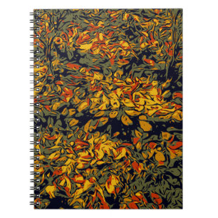 Autumn leaves notebook