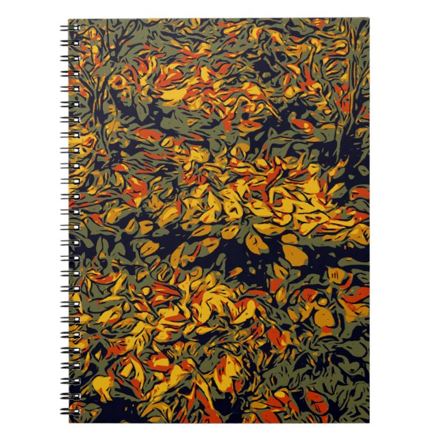 Autumn leaves notebook (Front)