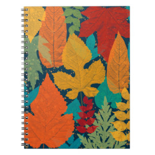 Autumn leaves notebook