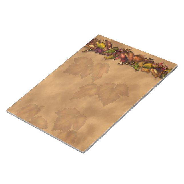 Autumn Leaves Notepad (Angled)