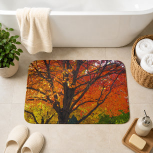 Autumn Leaves of Yellow and Orange Photo Bath Mat