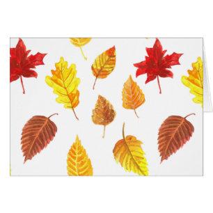 Autumn leaves pattern