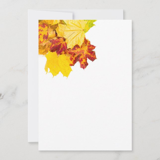 Autumn leaves pattern (Front)