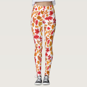 Autumn leaves pattern 02 No BG Leggings