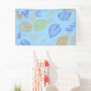 Autumn, Leaves Pattern 3 Banner