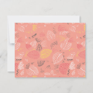 Autumn Leaves Pattern 5 Card