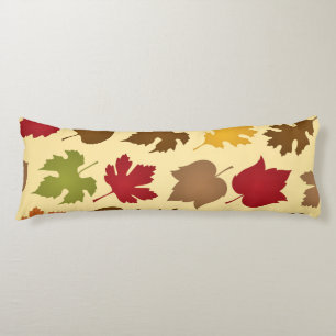 Autumn Leaves Pattern Body Cushion
