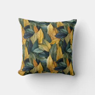 Autumn Leaves Pattern Cushion