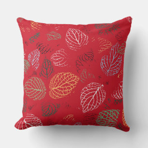 Autumn, Leaves Pattern Cushion