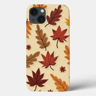 Autumn Leaves Pattern iPhone 13 Case