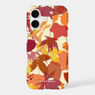 Autumn Leaves Pattern Personalised