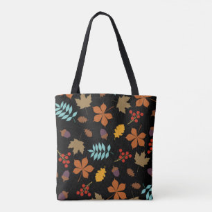 Autumn Leaves Pattern Tote Bag