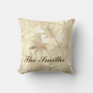 Autumn Leaves Personalised Cushion