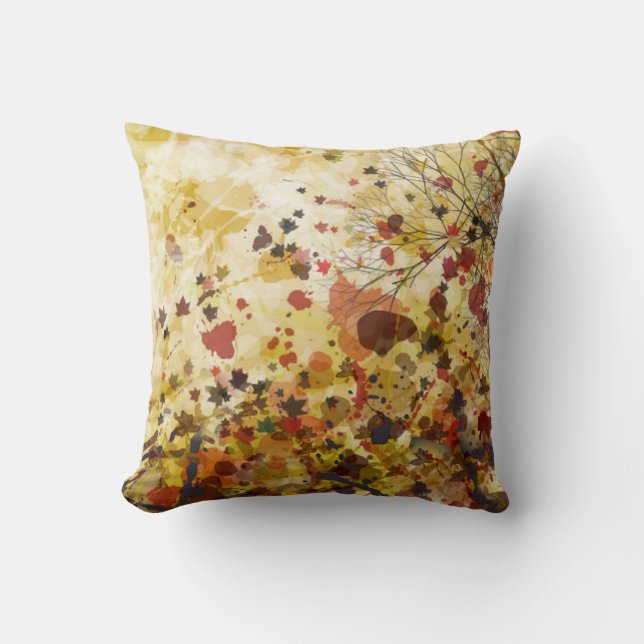 Autumn Leaves Pillow (Front)