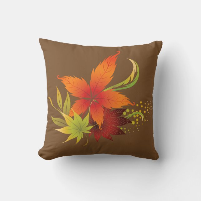 Autumn Leaves Pillow (Front)