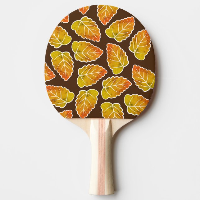Autumn Leaves Ping Pong Paddle (Front)