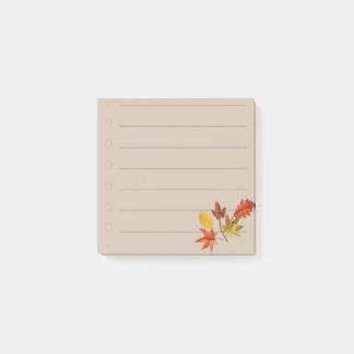 Autumn Leaves Post-it Notes