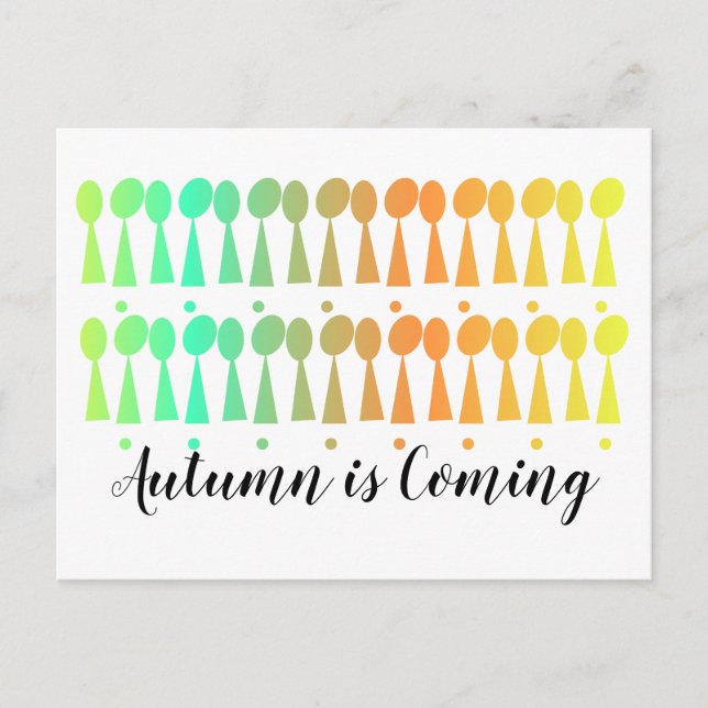 Autumn Leaves Postcard (Front)