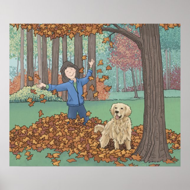 Autumn Leaves Poster (Front)