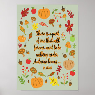 Autumn Leaves Poster