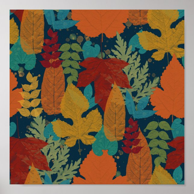 Autumn leaves poster (Front)