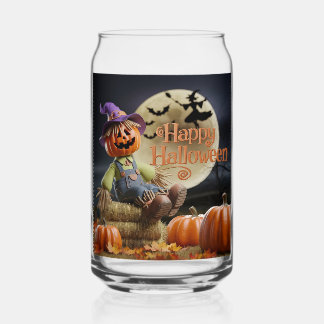 Autumn Leaves Pumpkin Mug Can Glass