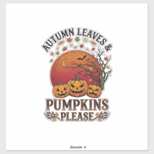 Autumn Leaves Pumpkins Please Halloween Bats Trees