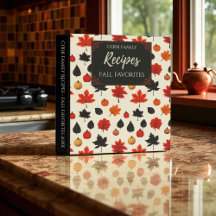 Autumn Leaves & Pumpkins Recipe Customisable