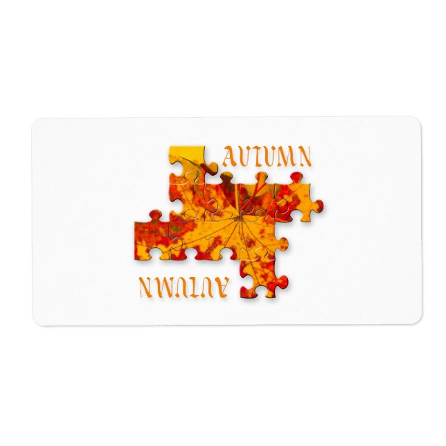 Autumn leaves puzzle (Front)