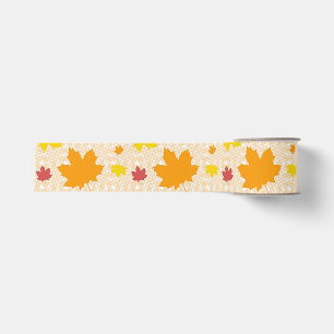 Autumn Leaves Ribbon Grosgrain Ribbon