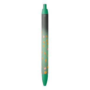 Autumn Leaves & Roses Musical Notes Pen
