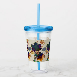 Autumn Leaves Royal Colours Acrylic Tumbler