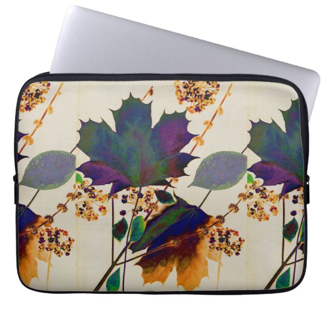 Autumn Leaves Royal Colours Electronics Bag (Front)
