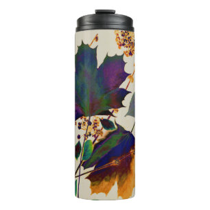 Autumn Leaves Royal Colours Thermal Tumbler