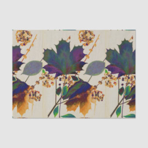 Autumn Leaves Royal Colours Tissue Paper