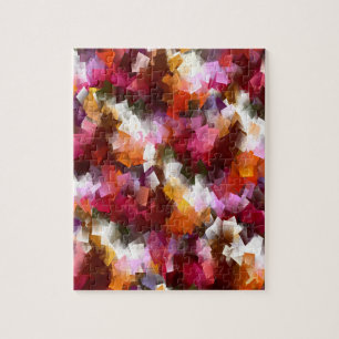 Autumn leaves scattered... jigsaw puzzle