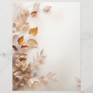 Autumn Leaves Scrapbook Paper