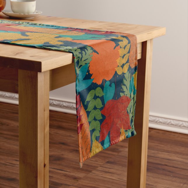 Autumn Leaves Short Table Runner (In Situ)