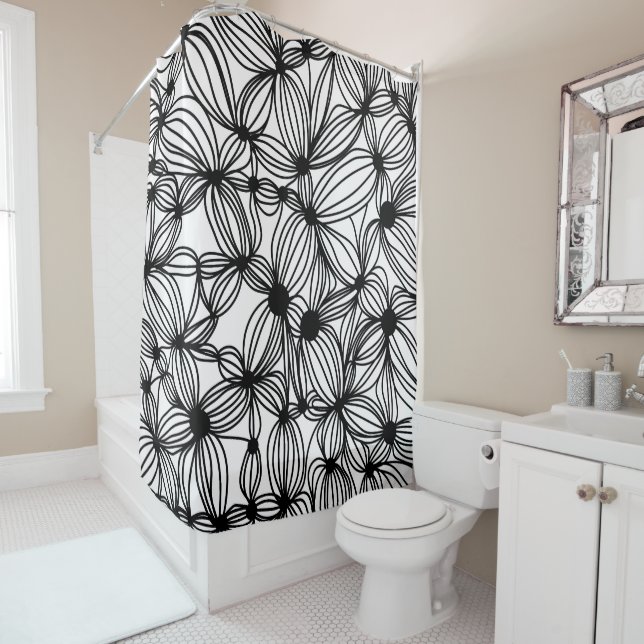 autumn leaves shower curtain (In Situ)