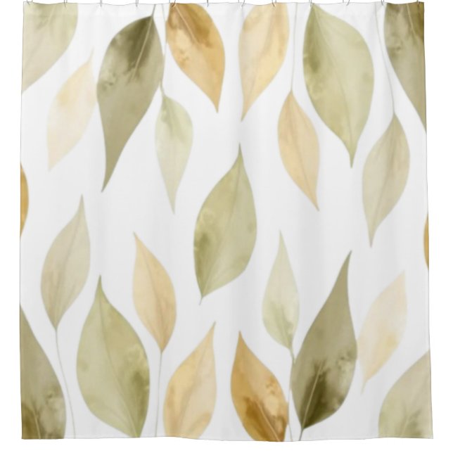 Autumn Leaves Shower Curtain (Front)