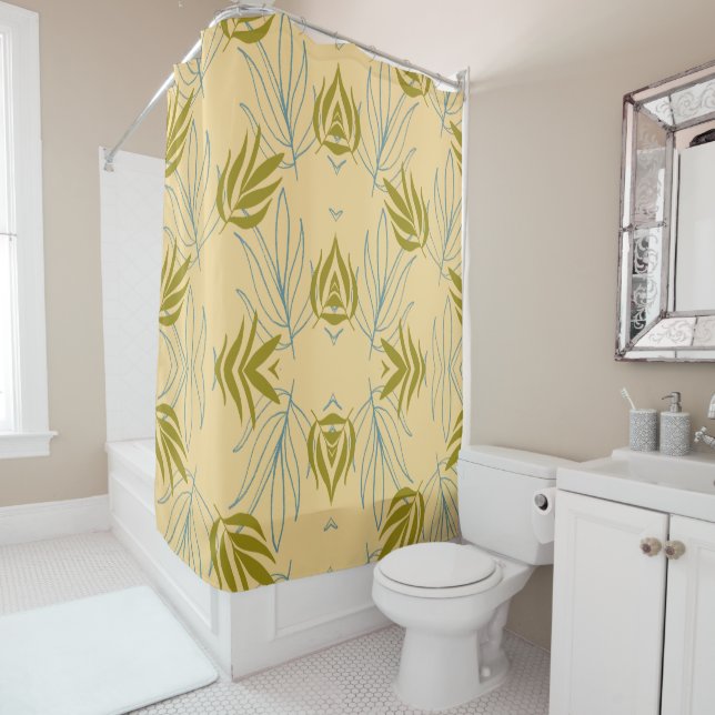 Autumn Leaves Shower Curtain (In Situ)