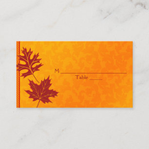 Autumn Leaves Special Occasion Place Cards