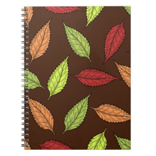 AUTUMN LEAVES SPIRAL NOTEBOOK