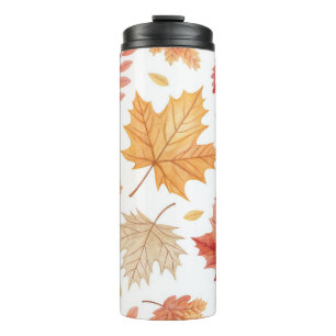 Autumn Leaves Stainless Steel Travel Mug