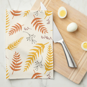 Autumn Leaves Tea Towel