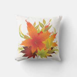 Autumn Leaves Thanksgiving Cushion