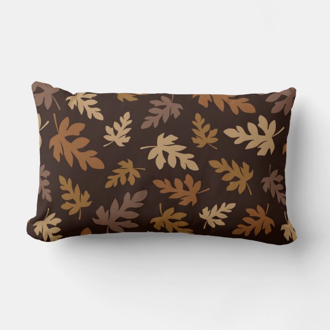 Autumn Leaves Throw Pillow (Front)
